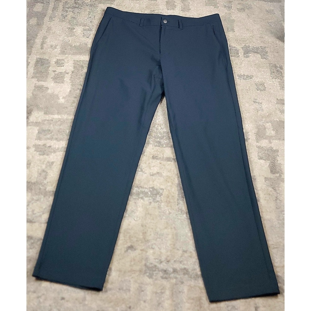 CRZ YOGA Men's All Day Performance Chino Golf Navy Blue‎ Pants Sz 38x30